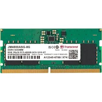 JetRAM DDR5-4800 SO-DIMM CL40 (1Rx16) 8GB