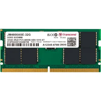 JetRAM DDR5-4800 SO-DIMM CL40 (2Rx8) 32GB