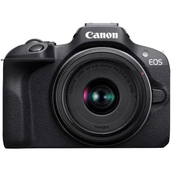 Canon EOS R100 Mirrorless Camera + RF-S 18-45mm F4.5-6.3 IS STM Lens + 64 GB 