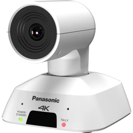 Panasonic AW-UE5KG, 4K Ultra-Wide ePTZ Camera, White