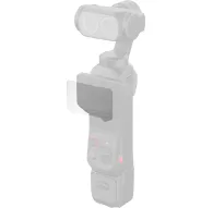 SmallRig 7116 screen protector for Insta360 Luna Pro and Luna Ultra, installed on the camera with the included alignment tool and microfiber cleaning cloth visible.SmallRig 7116 screen protector for Insta360 Luna Pro and Luna Ultra, installed on the camera with the included alignment tool and microfiber cleaning cloth visible.
