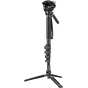 SmallRig 6625 Carbon Fiber Monopod (5 sections) with Videohead