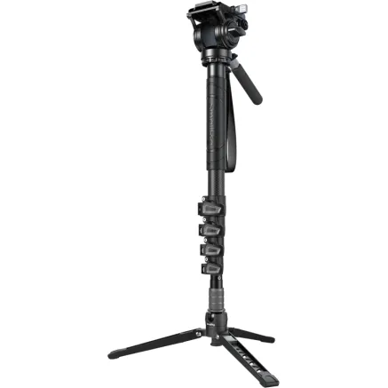 SmallRig 6625 Carbon Fiber Monopod (5 sections) with Videohead