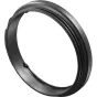 Canon Macrolite AD-M1 adapter ring, black metal component for Macro Twin Lite flash, shown as a standalone part of the adapter set.