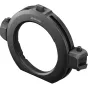 Canon AD-M1 adapter ring for Macro Twin Lite MT-26EX-RT flash, featuring side brackets for RF 24mm, 85mm, and 50mm lenses, essential macro lighting accessory.