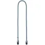 Peak Design Form Rope Standard kameras siksna okeāna krāsā, 118,5 cm plaušņu neilona virve ar zemu profilu ātrās atbrīvošanas ānkoru un anodizētu alumīnija cilpu, parādīta U formas skatījumā uz balta fona.