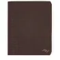 Peak Design Passport Wallet eclipse, tumši brūns teksturēts maks ar minimālistisku logo, ultra-plāns ceļojumu maks