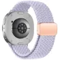 Tech-Protect periwinkle braided nylon watch strap for Samsung Galaxy Watch 40mm, 44mm and 46mm, featuring adjustable fit and breathable comfort