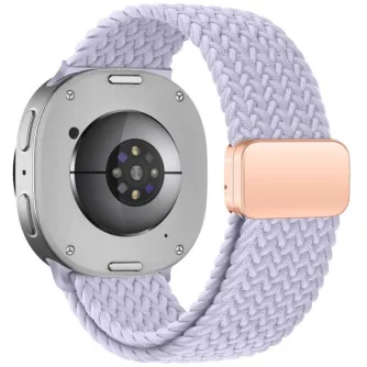 Tech-Protect periwinkle austs neilona pulksteņa siksna Samsung Galaxy Watch 40mm, 44mm un 46mm, ar regulējamu piegulšanu un elpojošu komfortu