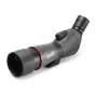 Kenko Pro Field Gaia PFG-48A spotting scope with 16-48x zoom, 65mm multi-coated lens, red accent ring, adjustable eyepiece, slanted barrel, focus knob, and zoom ring, displayed against a clean white background