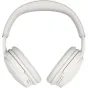 Bose QuietComfort 2. paaudze bezvadu austiņas ar trokšņu slāpēšanas ausu spilventiņiem un mīkstu galvas siksnu, redzamas no priekšpuses uz vienkārša balta fona.