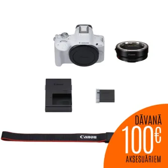 Беззеркальные камеры - Canon EOS R50 Mirrorless Camera with Mount Adapter EF-EOS R 5812C002 - быстрый заказ от производителя