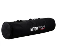 Black MITOYA NUMBAT PRO studio bag with double zipper and adjustable shoulder strap, featuring three compartments for tripods and lighting gear.Black MITOYA NUMBAT PRO studio bag with double zipper and adjustable shoulder strap, featuring three compartments for tripods and lighting gear.