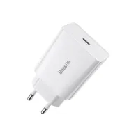 Baseus Speed Mini Quick Charger, USB-C, PD, 3A, 20W (white)Baseus Speed Mini Quick Charger, USB-C, PD, 3A, 20W (white)