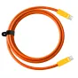 Newell USB-C - USB-C 100 W cable, 2 m, Silicone, Orange-Yellow