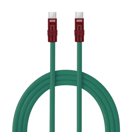 Newell USB-C - USB-C 100 W cable, 2 m, Silicone, Green-Maroon