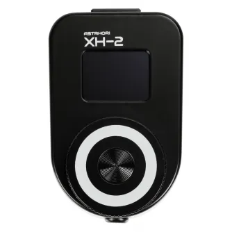 AstrHori XH-2 kompaktā gaismas metra ar misiņa korpusu, OLED ekrānu, lielu baltu gredzenu un auksto pēdu, USB-C uzlāde, paredzēts analoģiskai un manuālai objektīvu fotografēšanai.
