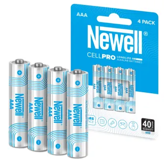 Newell CellPro AAA alkaline battery, 4 pcs, blister pack