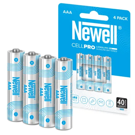 Newell CellPro AAA alkaline battery, 4 pcs, blister pack