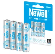 Newell CellPro AAA alkaline battery, 4 pcs, blister packNewell CellPro AAA alkaline battery, 4 pcs, blister pack