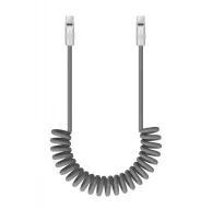Newell USB-C - USB-C 100 W cable, 2 m, Silicone, Spiral, GreyNewell USB-C - USB-C 100 W cable, 2 m, Silicone, Spiral, Grey