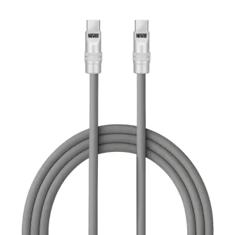 Newell USB-C - USB-C 100 W cable, 2 m, Silicone, Grey