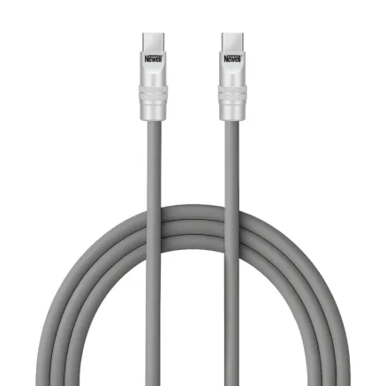 Newell USB-C - USB-C 100 W cable, 2 m, Silicone, Grey
