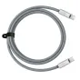 Newell USB-C - USB-C 100 W cable, 2 m, Silicone, Grey