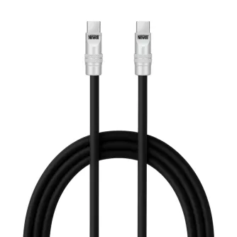 Newell USB-C - USB-C 100 W cable, 2 m, Silicone, Black
