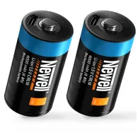 Newell USB‑C C/R14 rečargējamās baterijas, 4000 mAh katra, melnas ar zilu joslu, integrēts USB‑C uzlādes ports un LED indikators, redzama priekšējā etiķeteNewell USB‑C C/R14 rečargējamās baterijas, 4000 mAh katra, melnas ar zilu joslu, integrēts USB‑C uzlādes ports un LED indikators, redzama priekšējā etiķete
