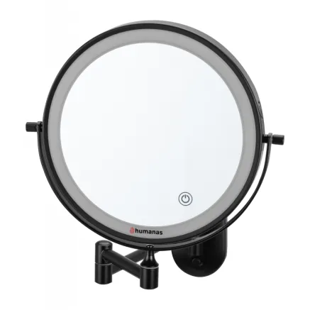Humanas HS-BM01 Bathroom Mirror with LED Lights - Black