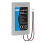 Newell LIP1359 3.7V 650mAh lithium-ion replacement battery for Sony PlayStation 3 DualShock 3 controller, gray case with label and red-black wires ending in a white connector