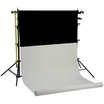 Background Set with Holder - Linkstar Background System BSK-2P + 2 Paper Backgrounds - quick order from manufacturer