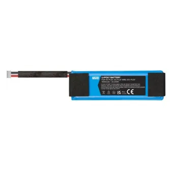 Newell CP-HK06 Li‑Poly replacement battery for Harman Kardon Go Play series, blue cell with label, black foam pads and white connector