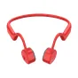 Wireless headphones with bone conduction technology Vidonn F3 - red