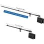 Neewer 90-160cm tripod boom arm ar divām regulējamām daļām, pilnībā izstiepts līdz 155cm, pievienots melns smilšu maisiņš un smilšu maisiņa soma, alumīnija sakausējums, 180° rotācija, 5kg kravnesība