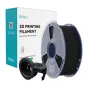 Sunlu black PETG high-speed matte 3D printing filament on a detachable reusable blue spool, with its white and teal packaging and a separate black spool hub.
