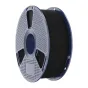Sunlu PETG High-Speed Matte Black filament on a perforated reel, offering fast printing with a smooth matte finish for durable professional 3D prints.