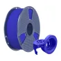 Sunlu PETG High-Speed Matte blue filament spool with perforated reel and matching blue cap, showcasing high-speed 3D printing material