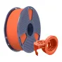 Sunlu orange PETG high-speed matte filament on a blue perforated spool with an orange 3D-printed accessory