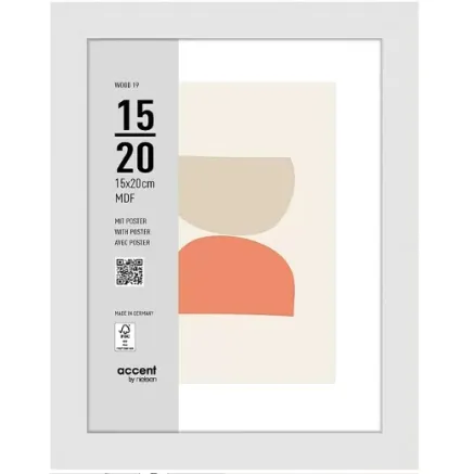 Nielsen Photo Frame 3217202 Wood 19 White 15x20 cm