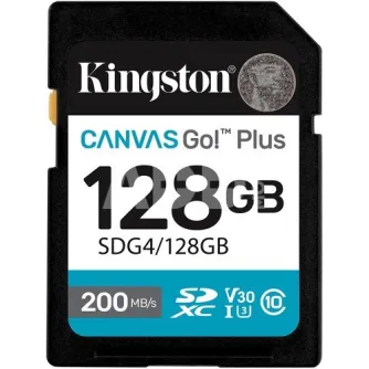 KINGSTON 128GB UHS-I SD Memory Card (Class 10, U3, V30)