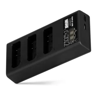Newell CD-USB-C three-channel charger for Nikon EN-EL14 batteries