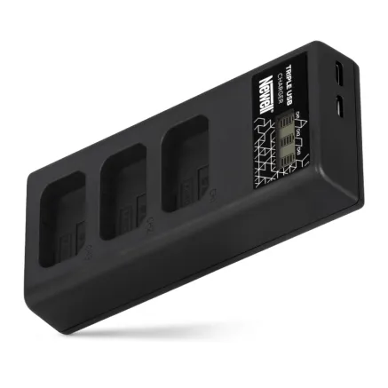 Newell CD-USB-C three-channel charger for Sony NP-FW50 batteries