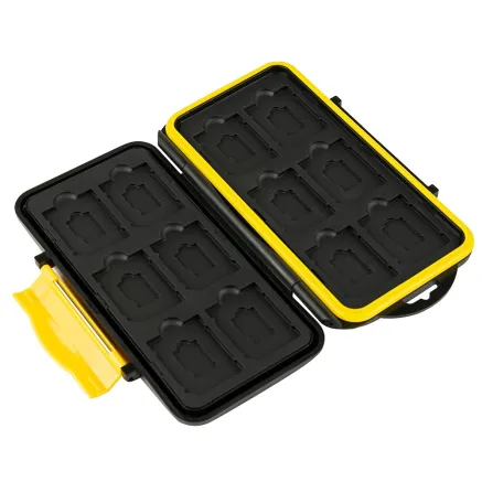 SD / microSD memory card case MITOYA yellow