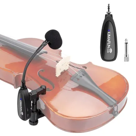 Wireless Violin Microphone Kimafun KM-CX220-3