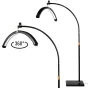 MITOYA LED MOON LIGHT Bi-color Cosmetic Lamp on a Tripod [Black]