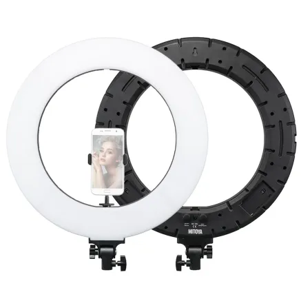 LED ring lamp MITOYA RL-480 45cm Bi-color