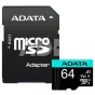ADATA Premier Pro UHS-I U3 V30S 64 GB, MicroSDXC, Flash memory class 10, Adapter