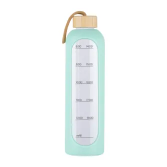 KiCA Hydro Glass Sports Bottle 1000 ml - Green